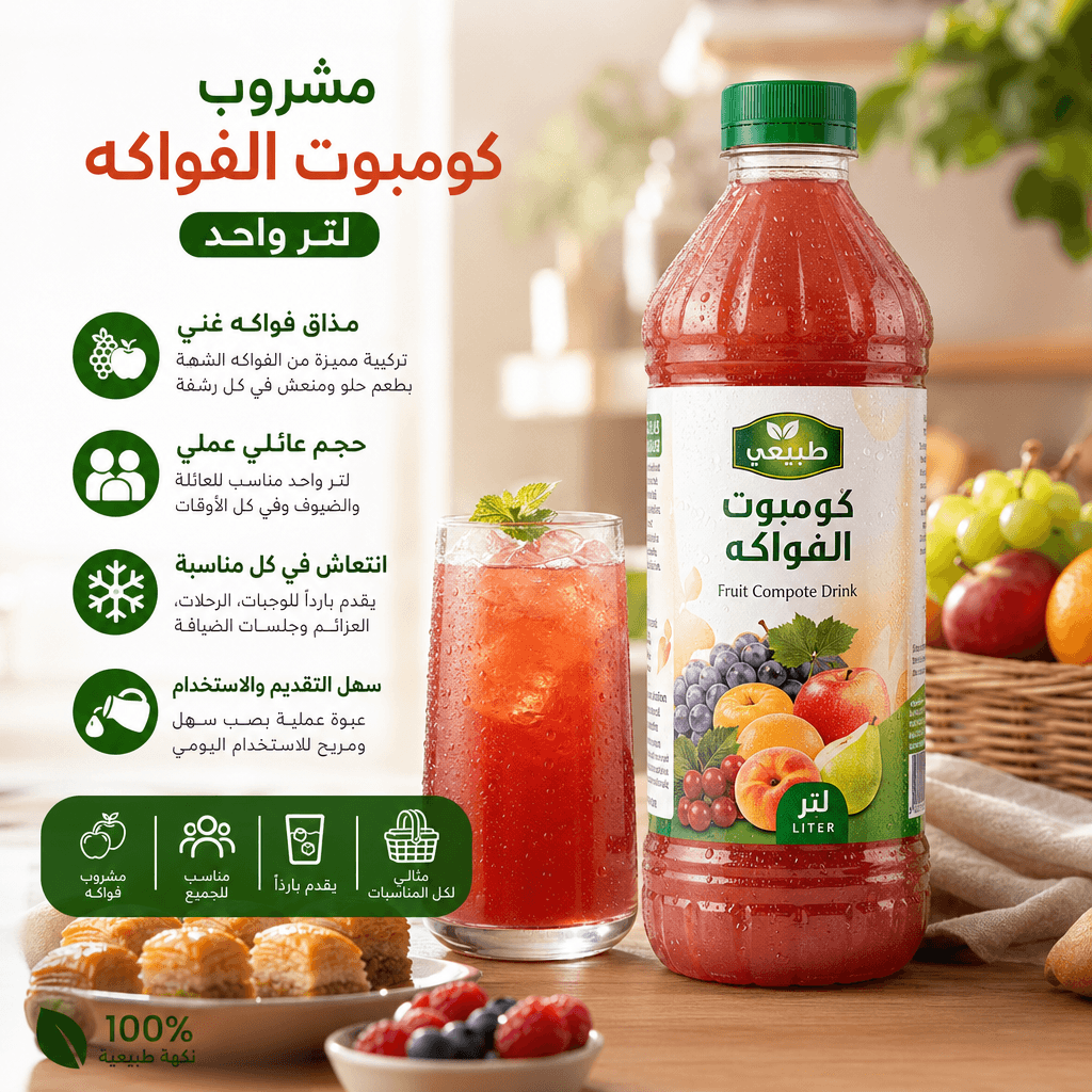 Compote Fruit Drink 1 Liter
