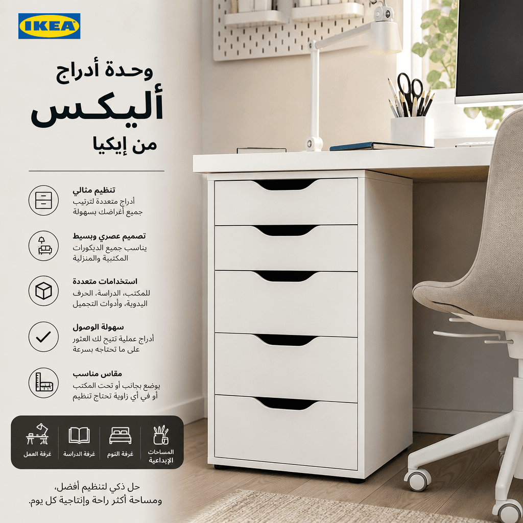 IKEA Alex Drawer Unit