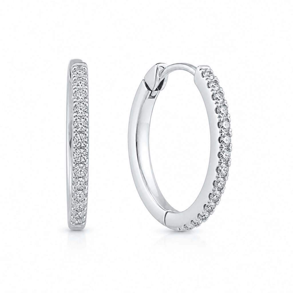Pandora Sparkling Hoop Earrings