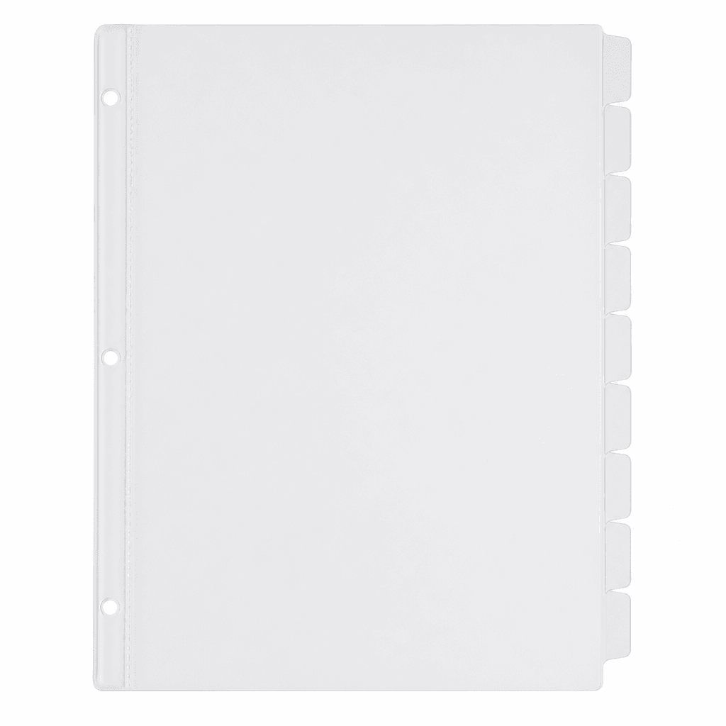 Avery Clear Label Dividers 8‑Tab