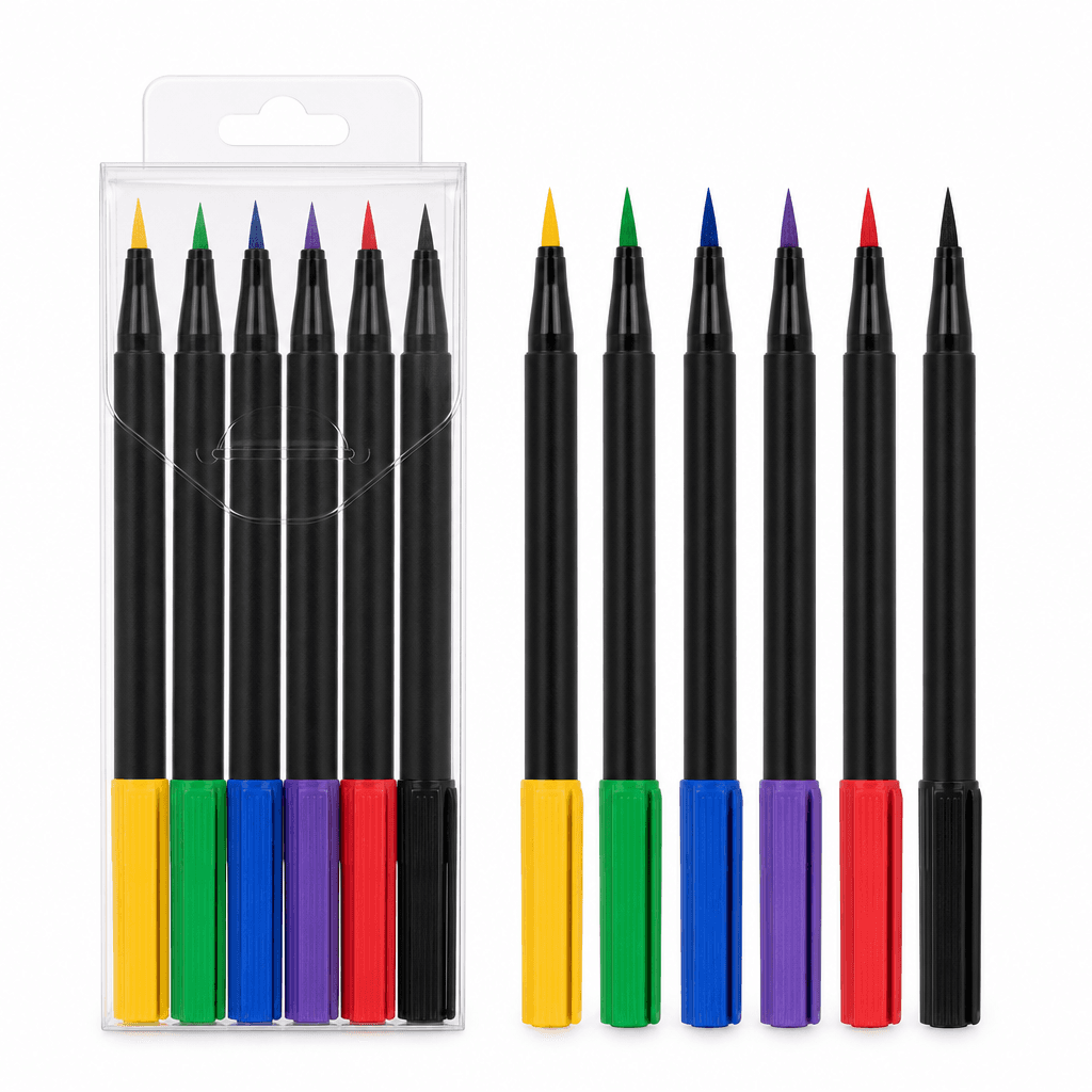 Sakura Koi Brush Pens 6‑Pack