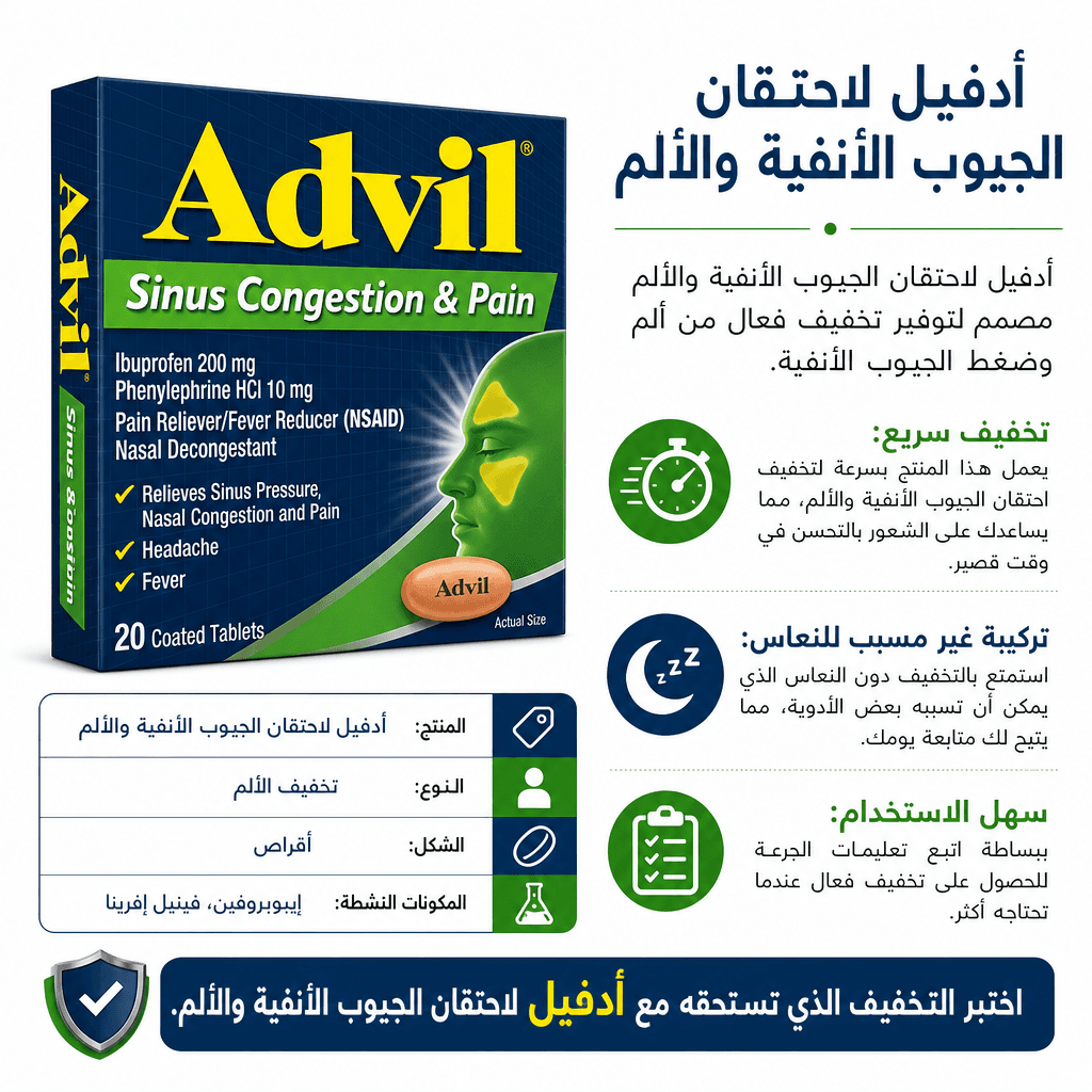 Advil Sinus Congestion & Pain