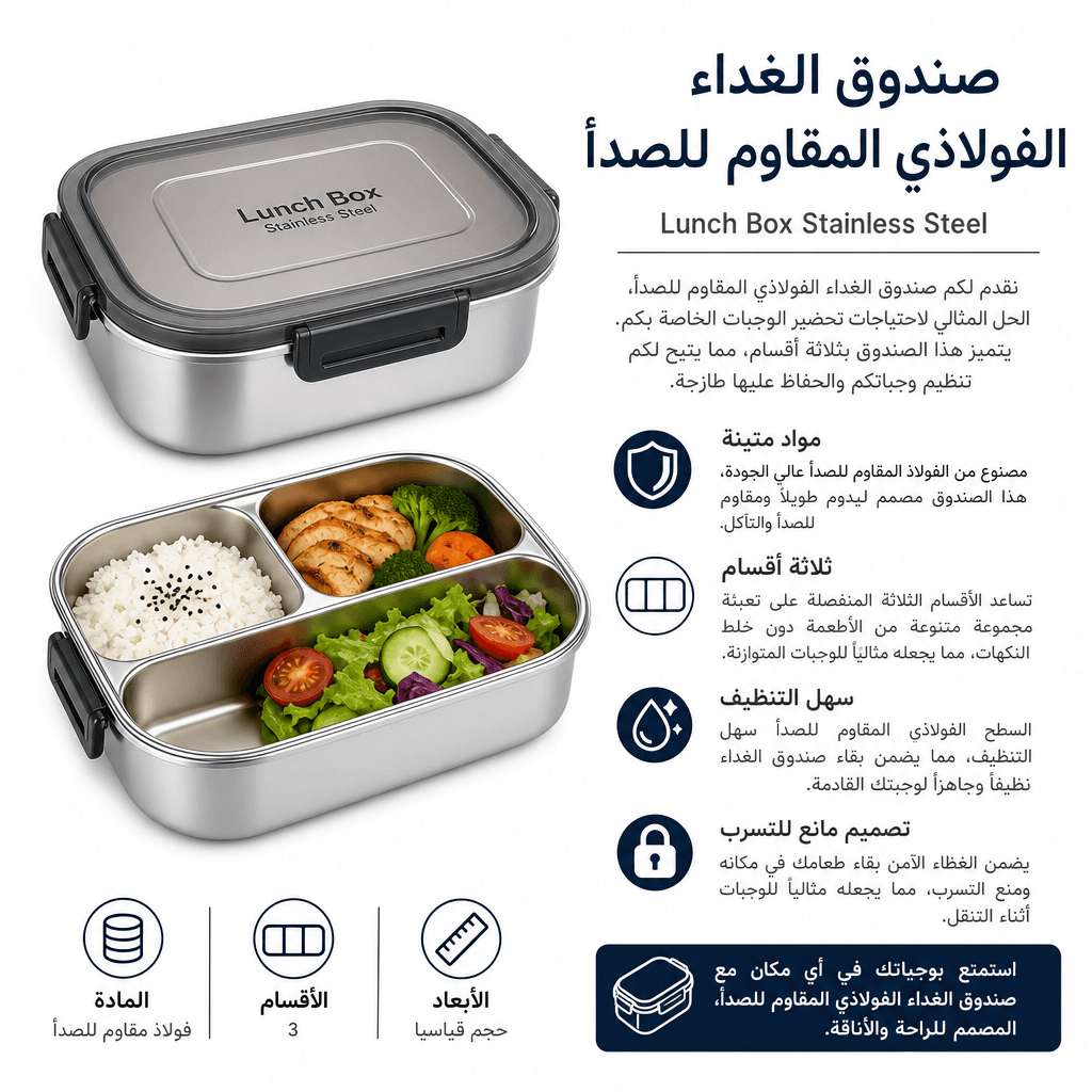Lunch Box Stainless Steel