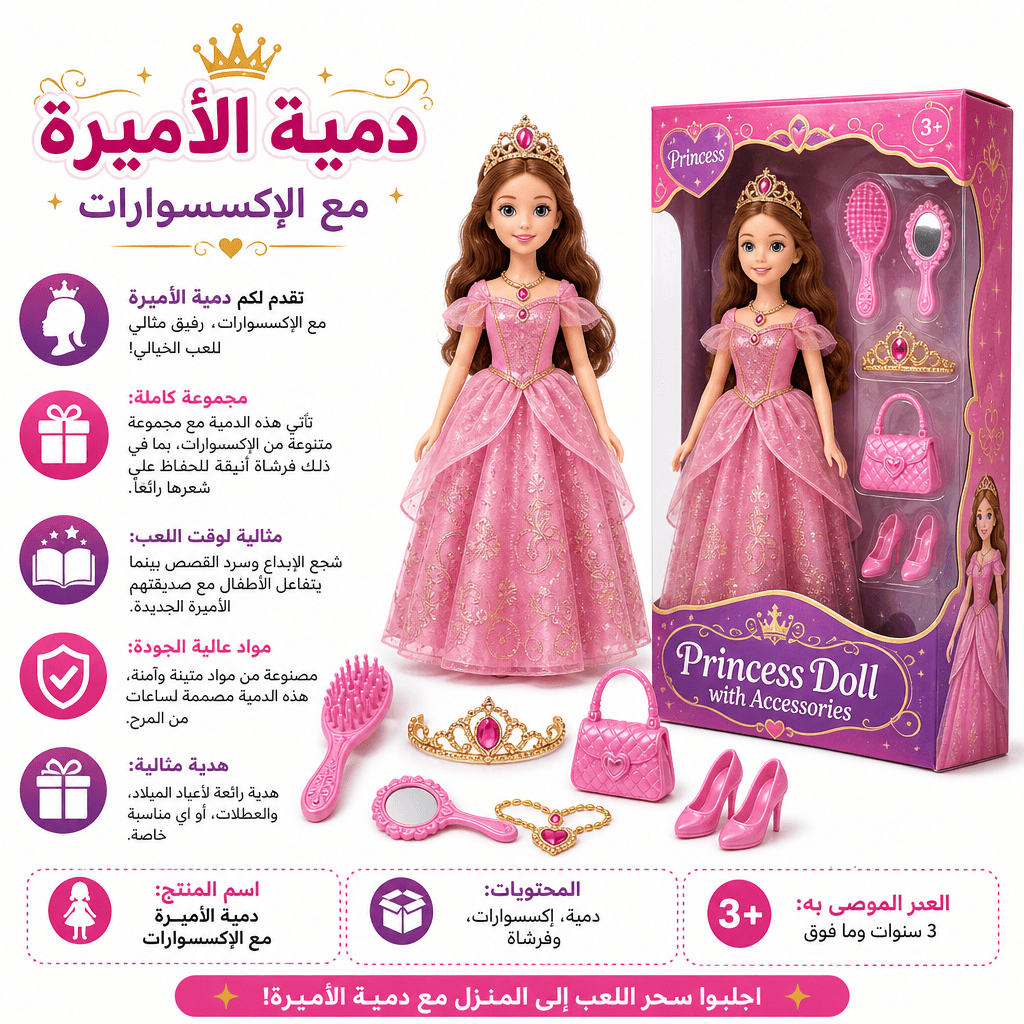 Princess Doll with Accessories