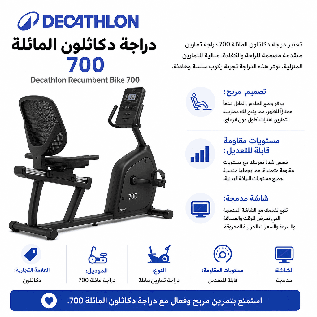 Decathlon Recumbent Bike 700