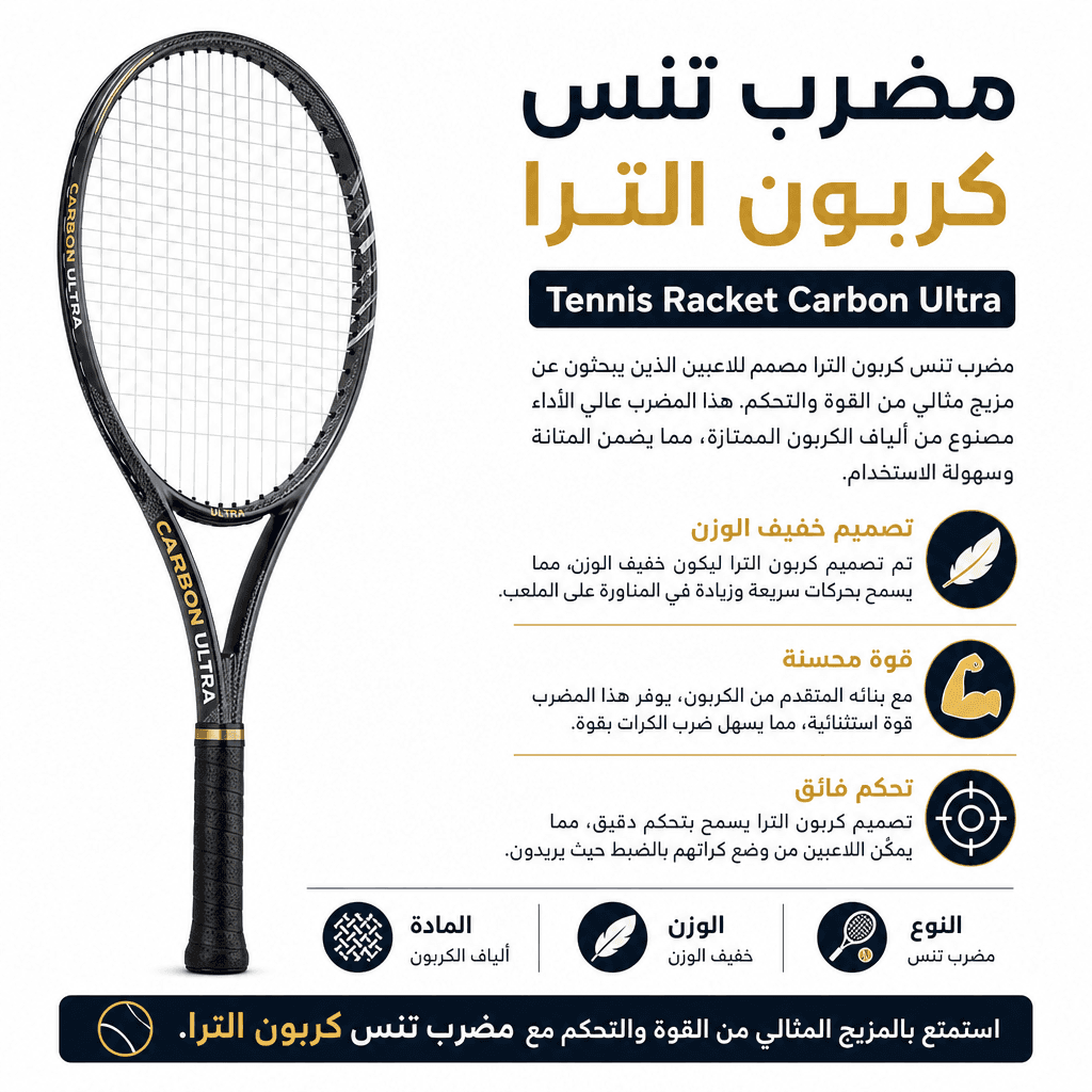 Tennis Racket Carbon Ultra