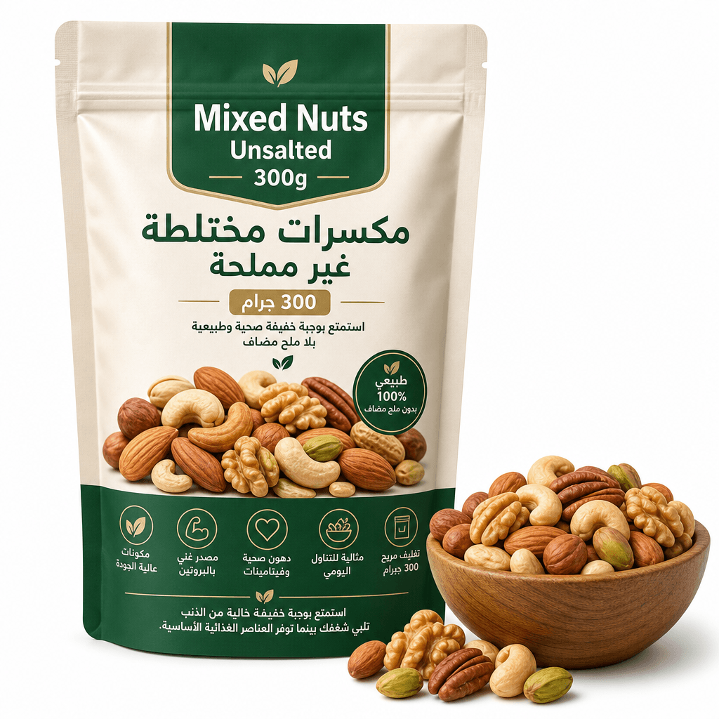 Mixed Nuts Unsalted 300g