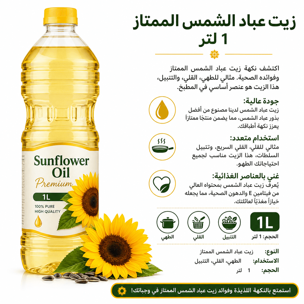 Sunflower Oil Premium 1L