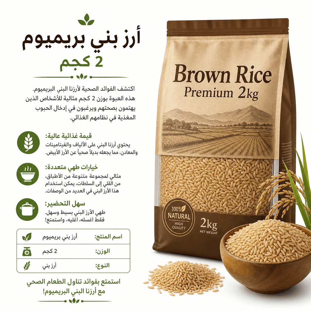 Brown Rice Premium 2kg