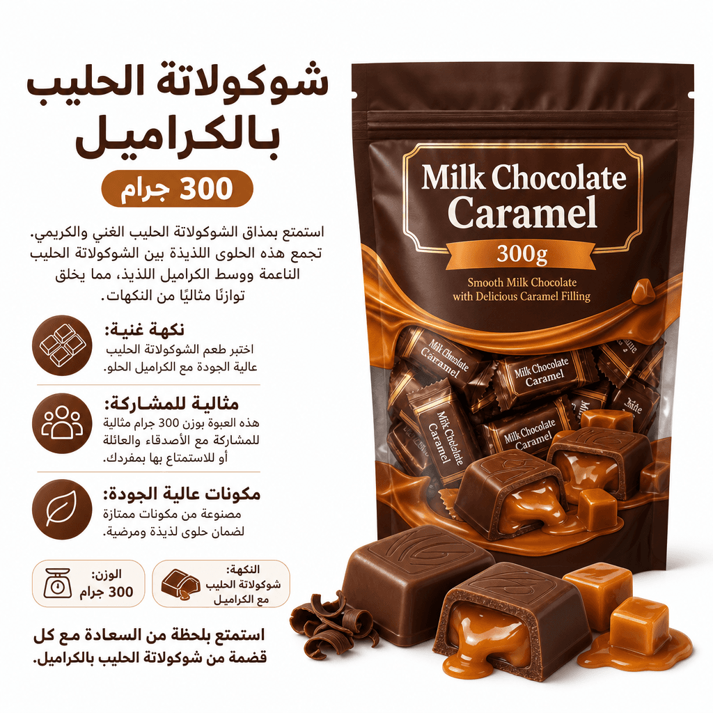 Milk Chocolate Caramel 300g