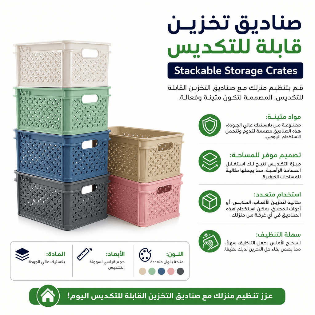 Stackable Storage Crates