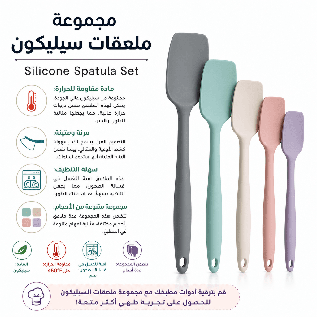Silicone Spatula Set