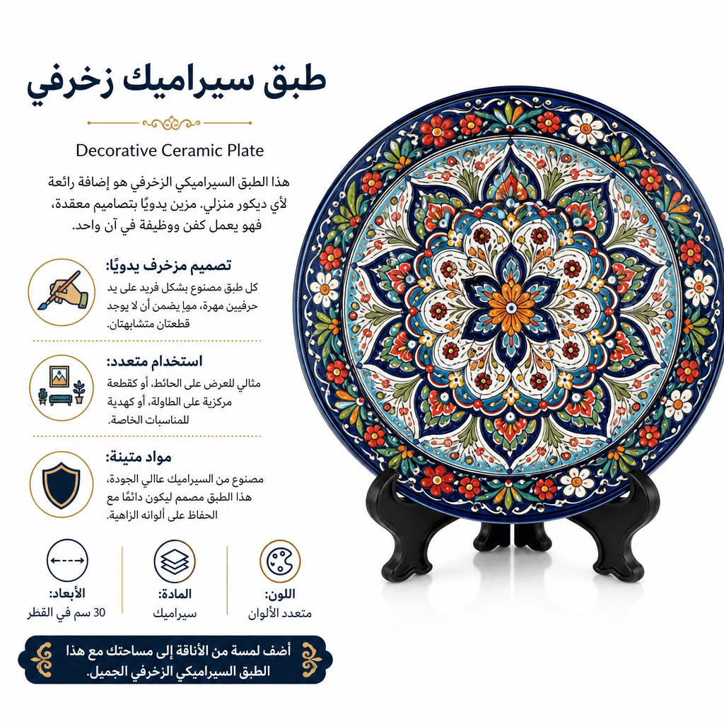 Decorative Ceramic Plate