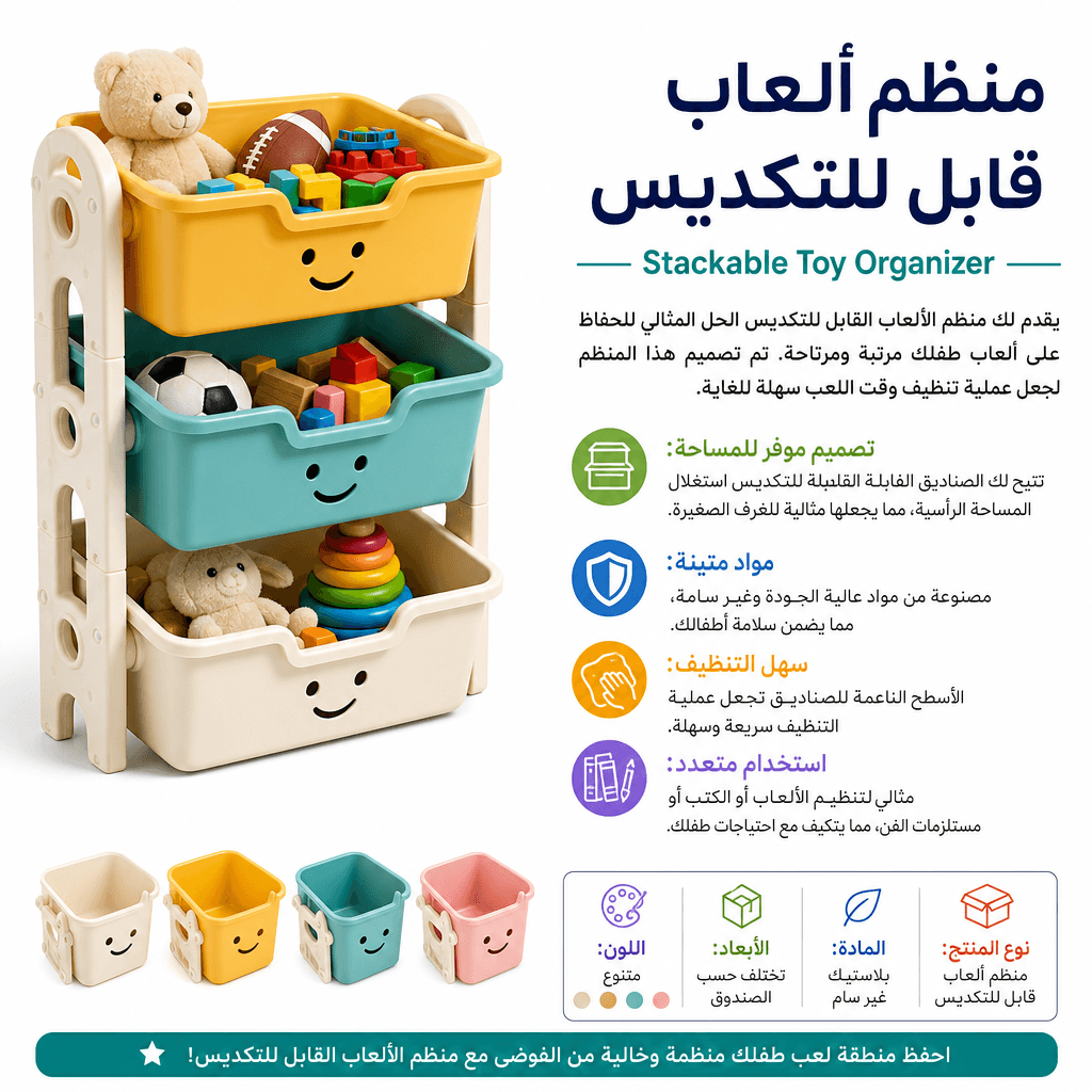 Stackable Toy Organizer