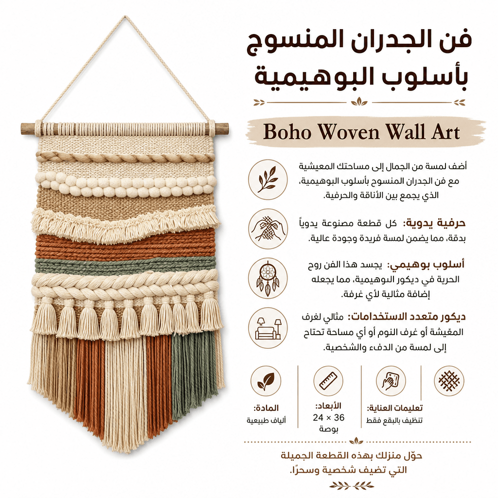 Boho Woven Wall Art