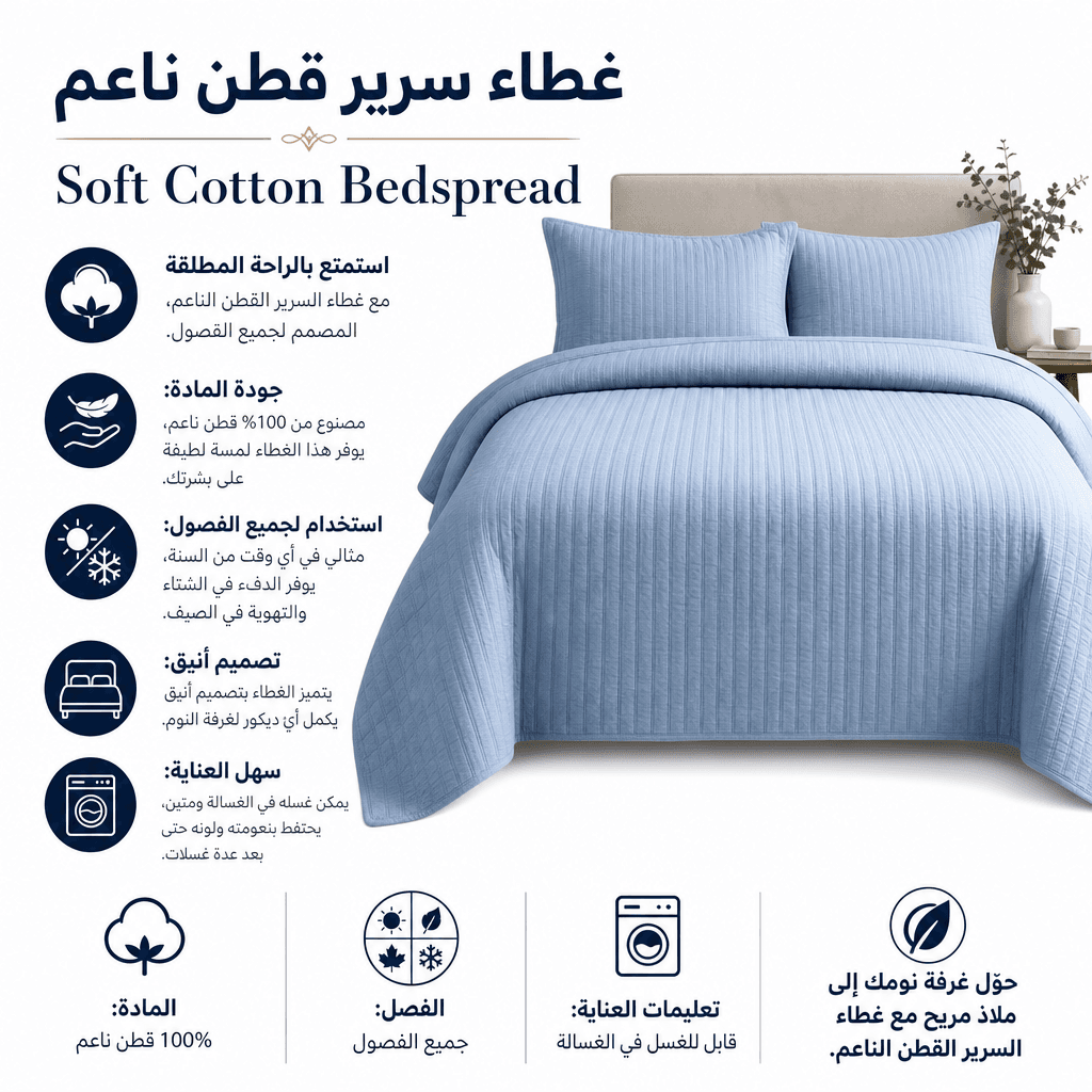 Soft Cotton Bedspread