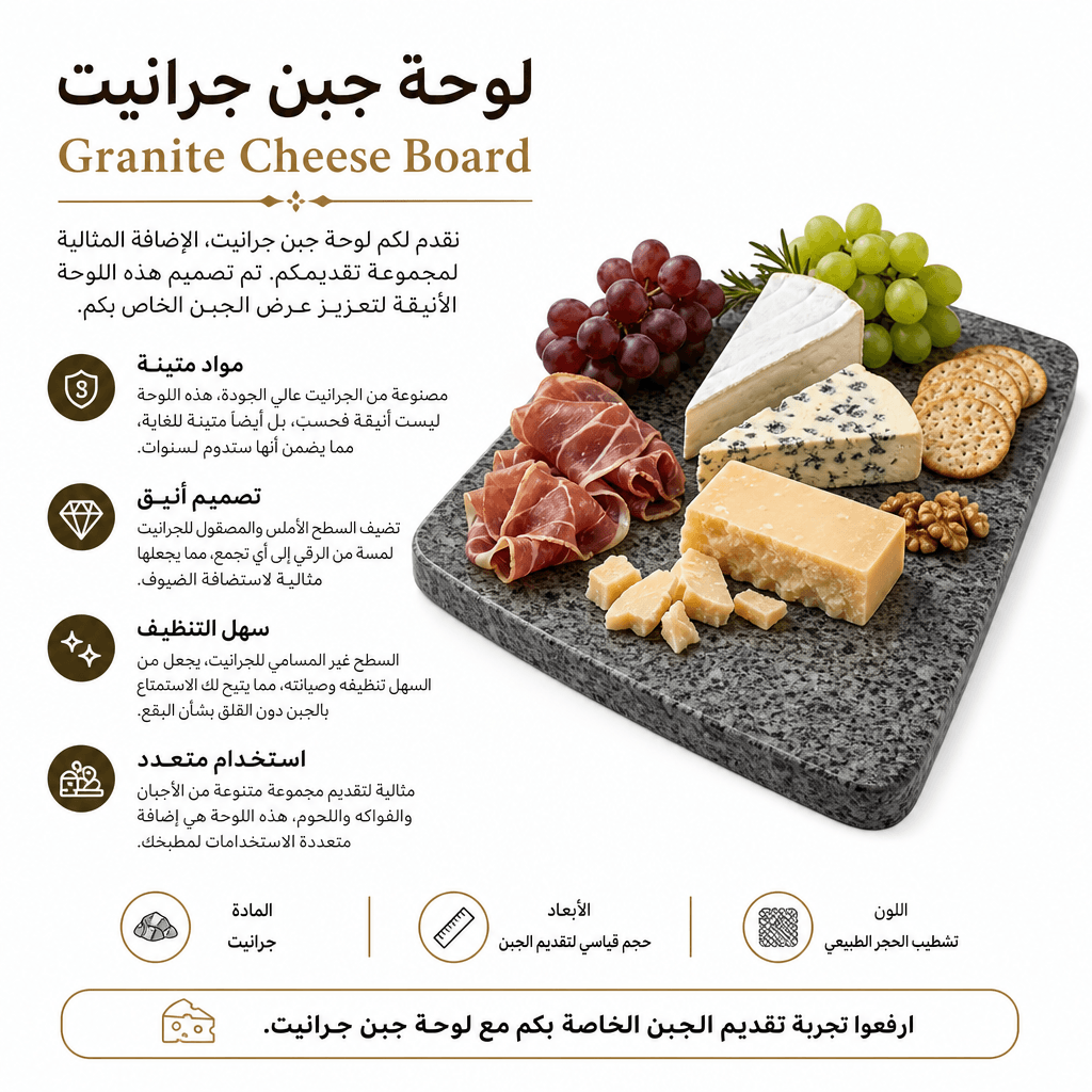 Granite Cheese Board