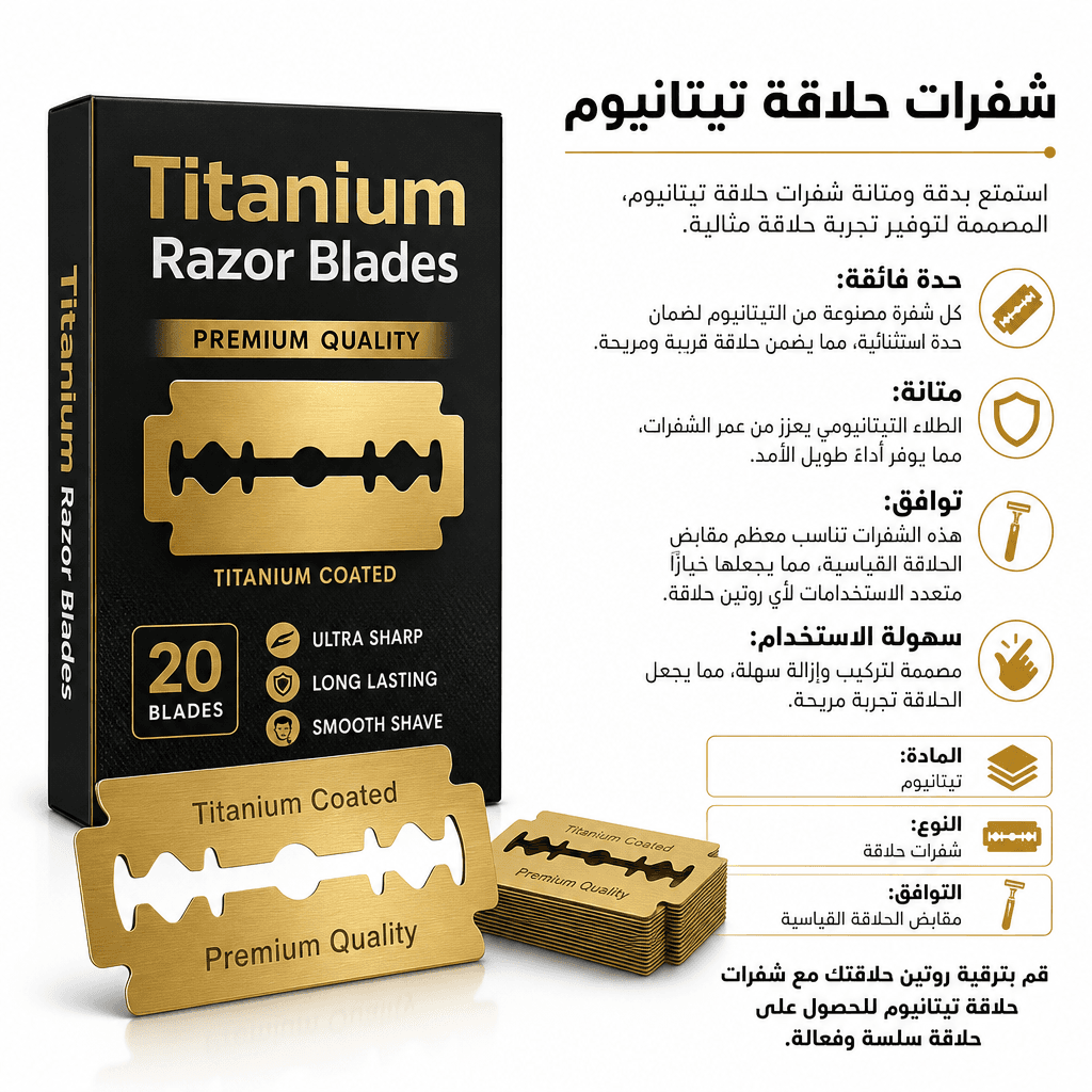 Titanium Razor Blades