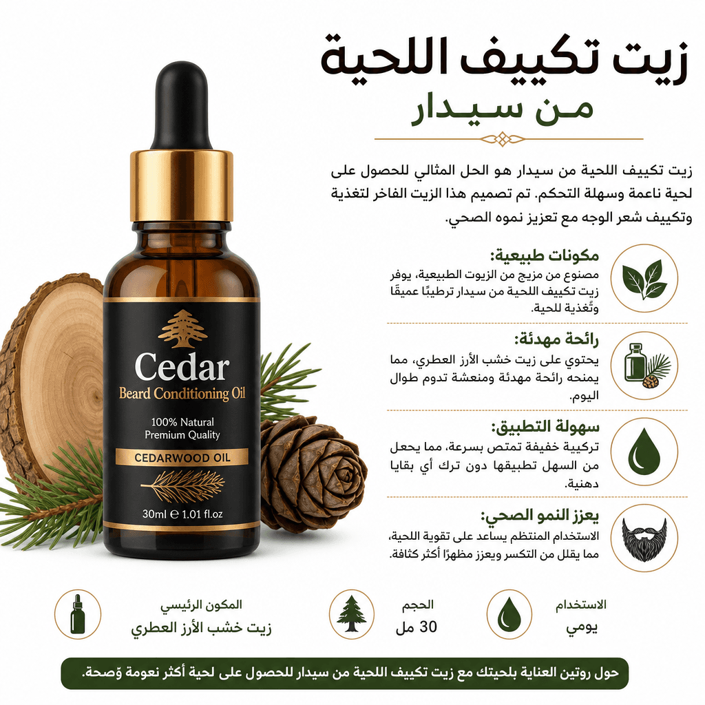 Cedar Beard Conditioning Oil