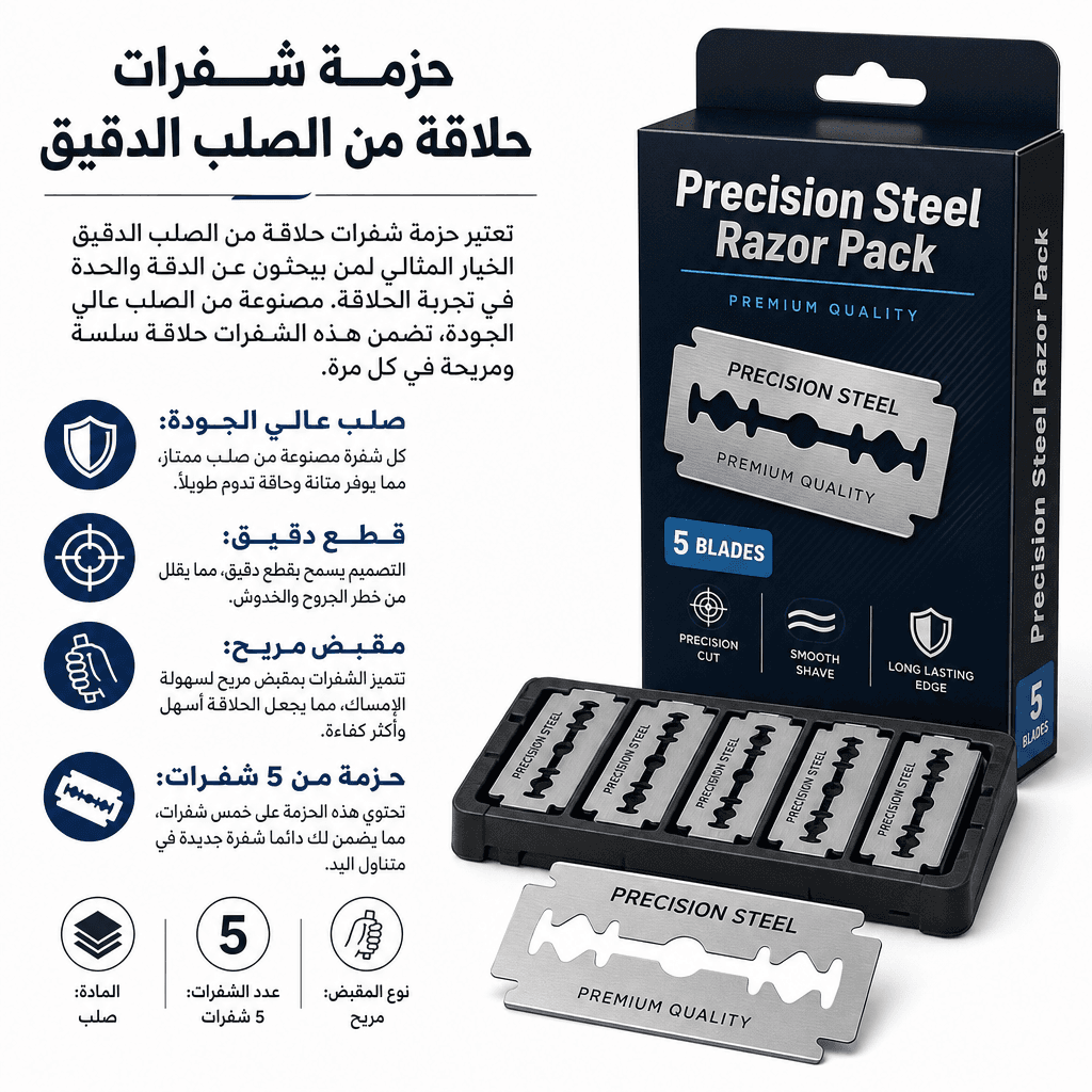 Precision Steel Razor Pack