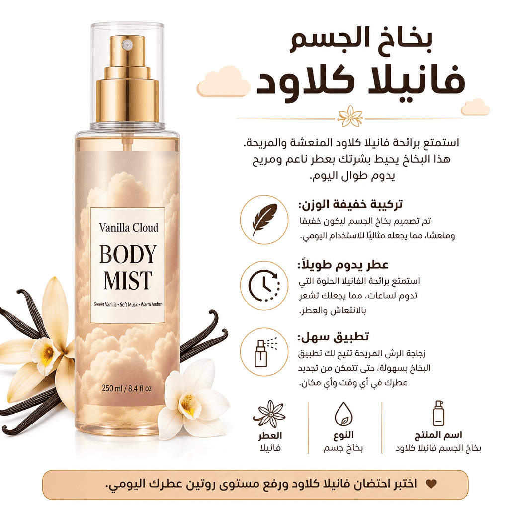 Vanilla Cloud Body Mist