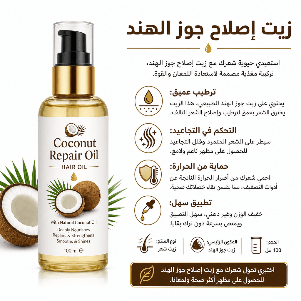 Coconut Repair Oil