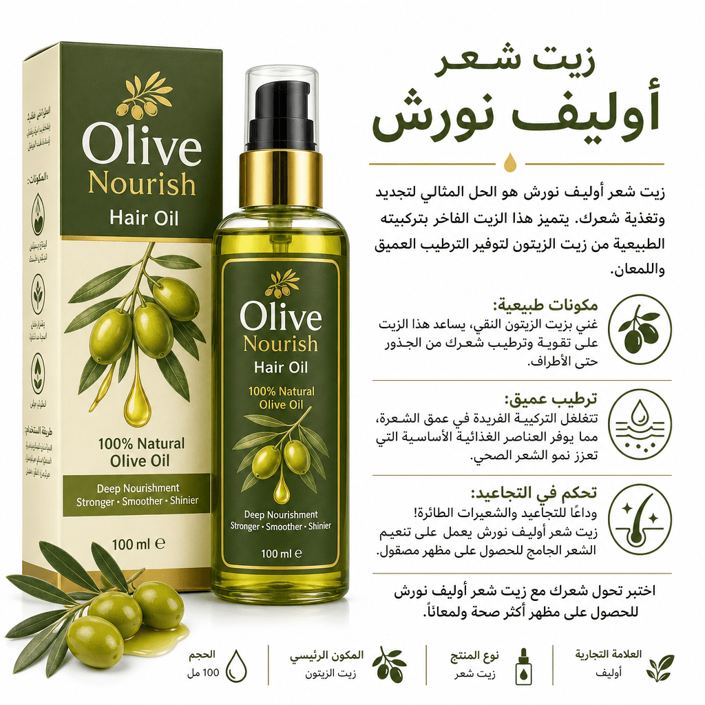 Olive Nourish Hair Oil