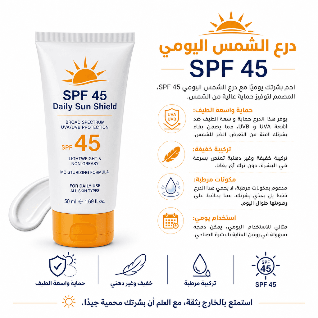 SPF 45 Daily Sun Shield