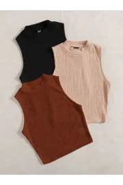 Ribbed Knit Women's Top product image