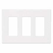 Lutron Claro Wall Plate 3‑Gang product image