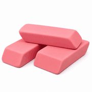 Paper Mate Pink Pearl Erasers 3‑Pack product image