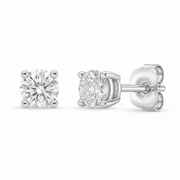 Zales 1/10 CT Diamond Stud Earrings product image