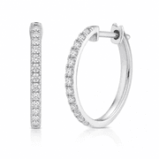Kay Jewelers Diamond Hoop Earrings product image