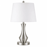 Metal Table Lamp White Shade product image