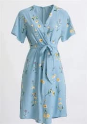 Floral Wrap Dress for Women product image