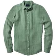 Men's Linen Button-Up Shirt product image
