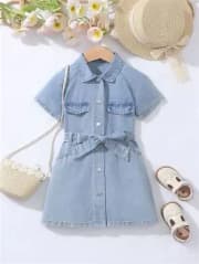 Girls Denim Dress product image