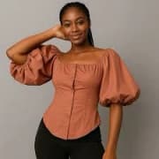 Women's Puff Sleeve Blouse product image