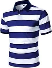 Men's Striped Polo Shirt product image