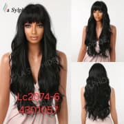Heat-Resistant Synthetic Wig,Long Hair With Bangs, Model LC2074-6-4301057 product image