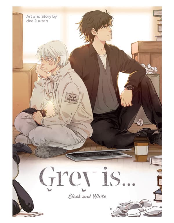 Grey is: Black and White