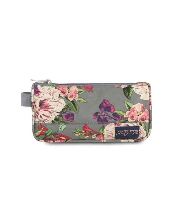 JanSport Grey Bouqet Medium Accessory Pouch