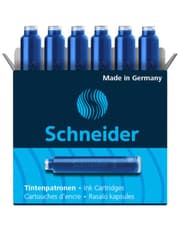Schneider Ink Cartridges Pack of 6 - Blue product image