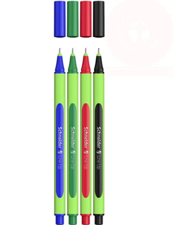 Schneider Line Up Fineliners 4/Pack 0.4mm