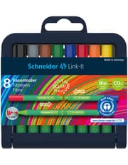 Schneider Link It Fibrepen Pack of 8 product image