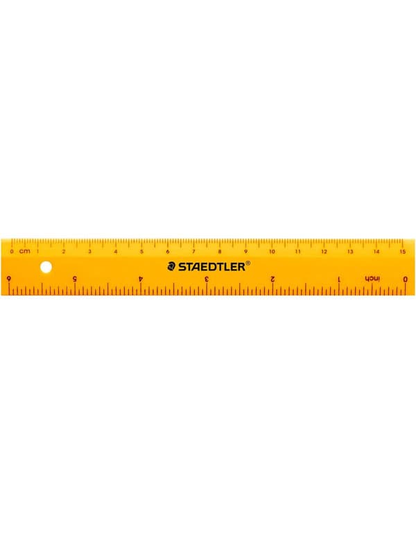 Staedtler Ruler Pastel 15CM, Assorted Colors