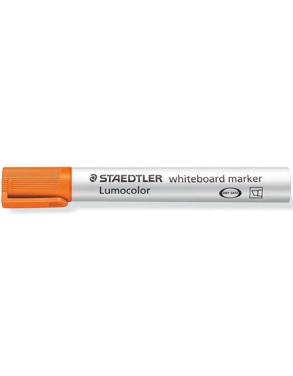 Staedtler Lumocolor Bevelled Whiteboard Pen Orange