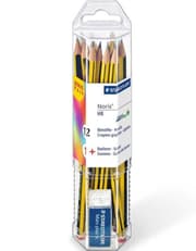 Staedtler Noris HP Pencil Set of 12 with Mars Plastic Eraser product image