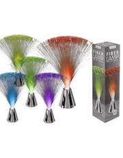 Plastic Fiber Lamp with Chrome Base product image