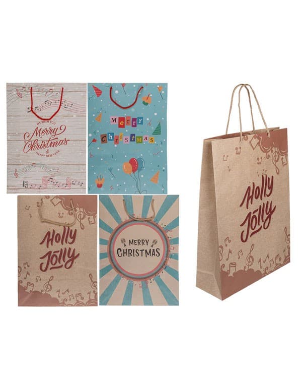 Retro Christmas Paper Gift